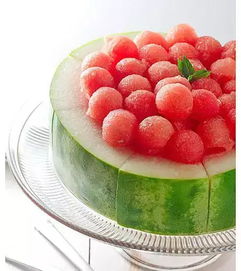 最简单的西瓜拼盘 简单西瓜水果拼盘