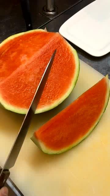 西瓜切法大全 花样 西瓜最简单的切法三角形