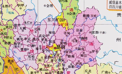 云南属于哪个区域 云南省一共多少个市