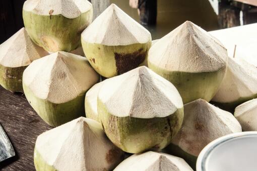 绿皮椰子怎么开最简单 青椰子怎么打开图解