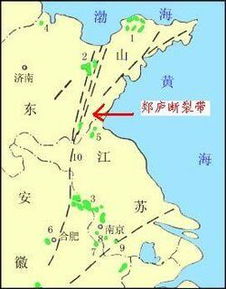 郯庐断裂带经过的城市 郯庐地震带详细图